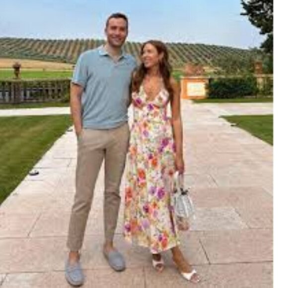 💕FAVORITE DAUGHTER💕 The Rosemary Slip Dress ~ Oahu Floral Print 10 NWT - Picture 6 of 15